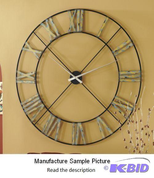 lot 85 image: Patriarch Wall Clock - This clocks 4-foot di...