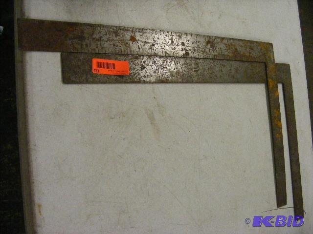 lot 125 image: Two Carpenters squares...