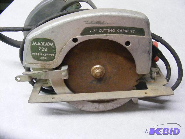 lot 589 image: Maxaw 728 7 Cutting Capacity Circular Saw, ...