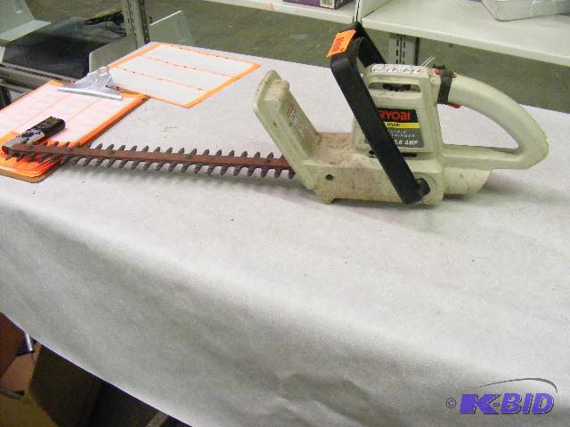 lot 82 image: Ryobi Hedge trimmer...