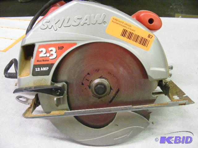 lot 87 image: Skilsaw, 2.3HP 12Amp...