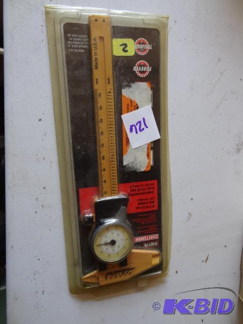 lot 126 image: Hempe plastic caliper. By Craftsman...