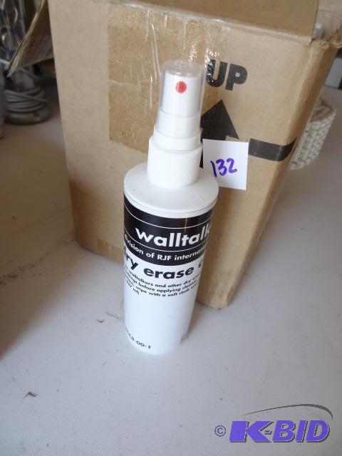 lot 132 image: 12 bottles of dry erase cleaner...