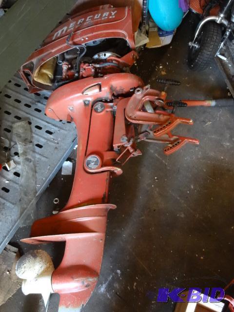 lot 169 image: Mercury 28 outboard motor for parts. 3 misc m...
