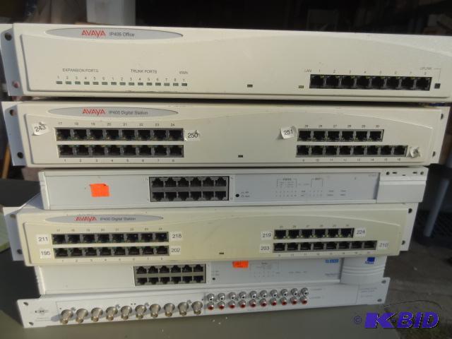 lot 18 image: 6 telephone and video controllers...