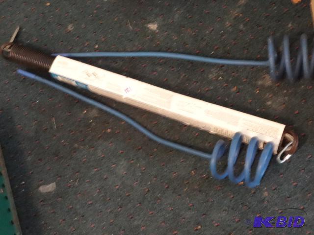 lot 181 image: Garage door spring. Card holders...