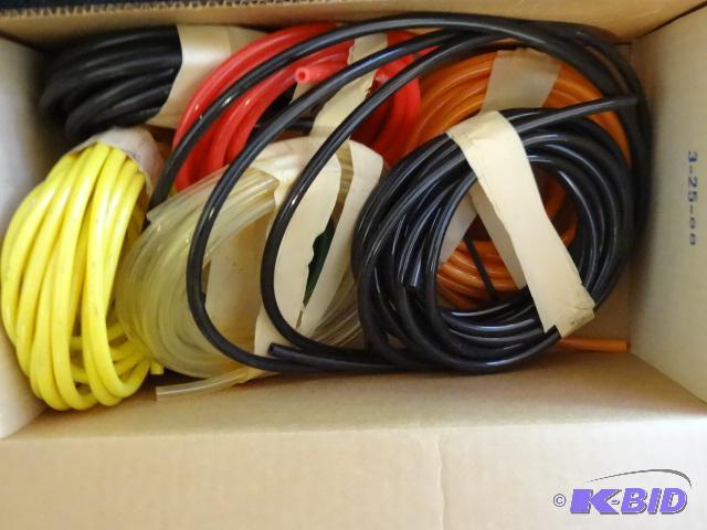 lot 184 image: Colored flexible rubber hose...