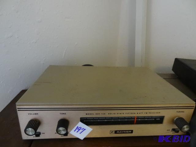 lot 197 image: Raymer model 829-15A solid state fifteen watt...