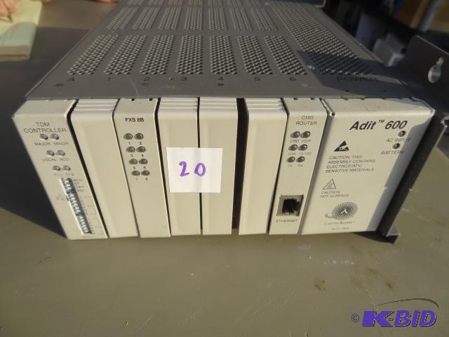 lot 20 image: Adit 600 carrier access module...