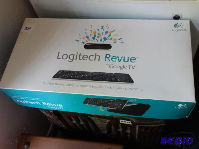 lot 210 image: Logitech Revue with google TV....