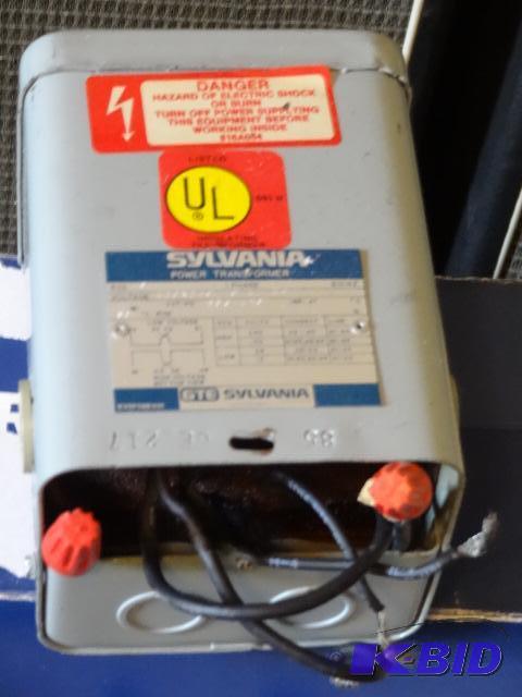 lot 237 image: Sylvania power transformer. Voltage 120240. ...