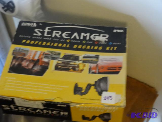 lot 243 image: Streamer professional docking kit. Sirius sat...