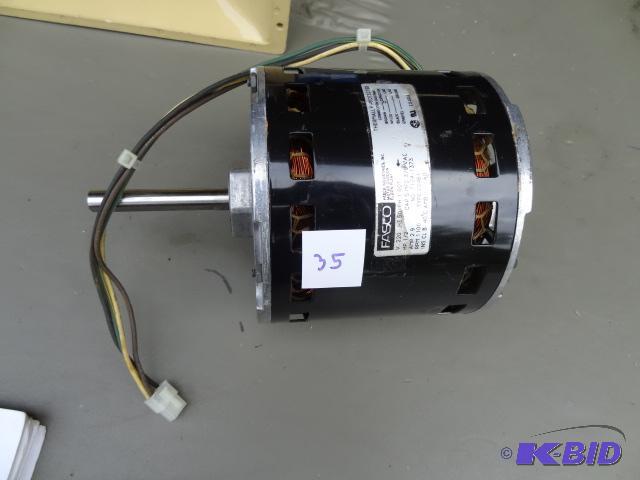 lot 35 image: Fasco 12 hp 220 v appliance motor...