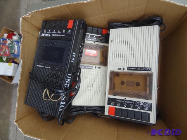 lot 67 image: Qty 8 Califone cassette player recorders....