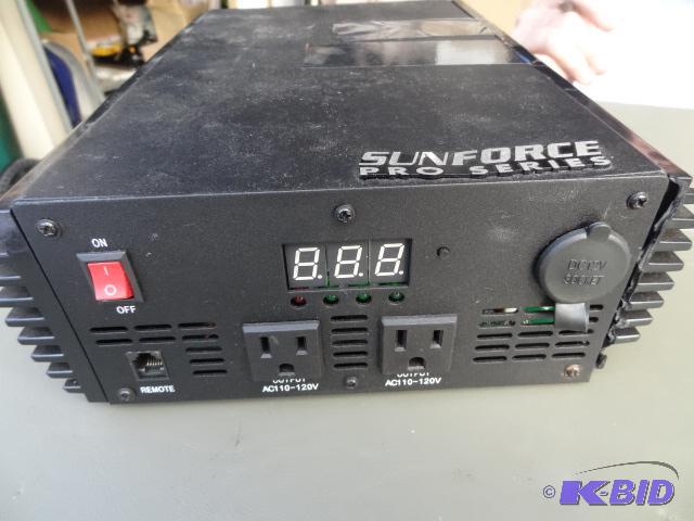 lot 9 image: Sunforce pro 11240-1 inverter...