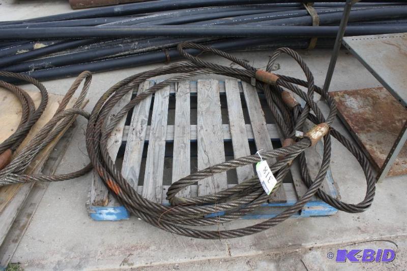 lot 318 image: Lot of (2) Olsen Chain & Cable Co Tow Cab...