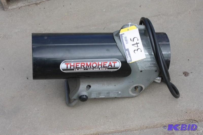 lot 345 image: Dyna-Glo Thermoheat Forced-Air Portable Liqu...
