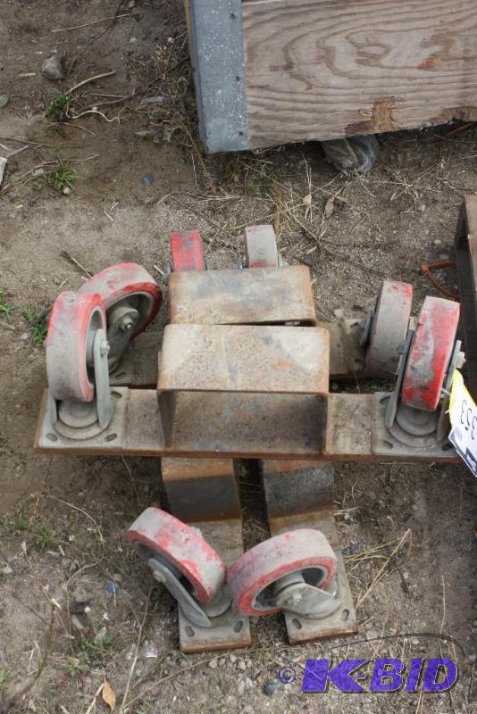 lot 353 image: Lot of (4) Miscellaneous connector wheels on...
