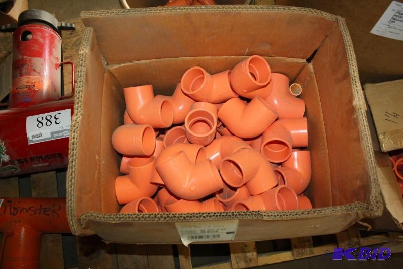 lot 386 image: Box Lot of Spears CPVC Sprinkler Fittings Elb...
