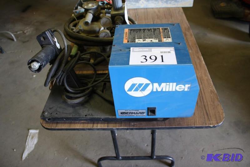 lot 391 image: Miller 22A Wire Feeder Trigger hold control...