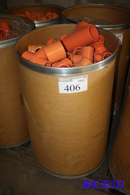 lot 406 image: Barrel Lot of Spears CPVC Sprinkler Fittings ...