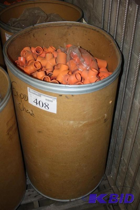 lot 408 image: Barrel Lot of Miscellaneous Spears CPVC Sprin...