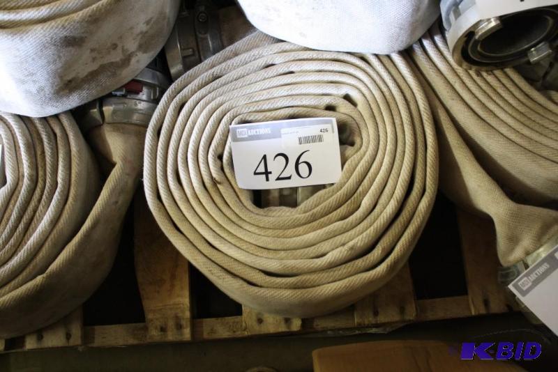 lot 426 image: Fire Hose with Metal Fittings....