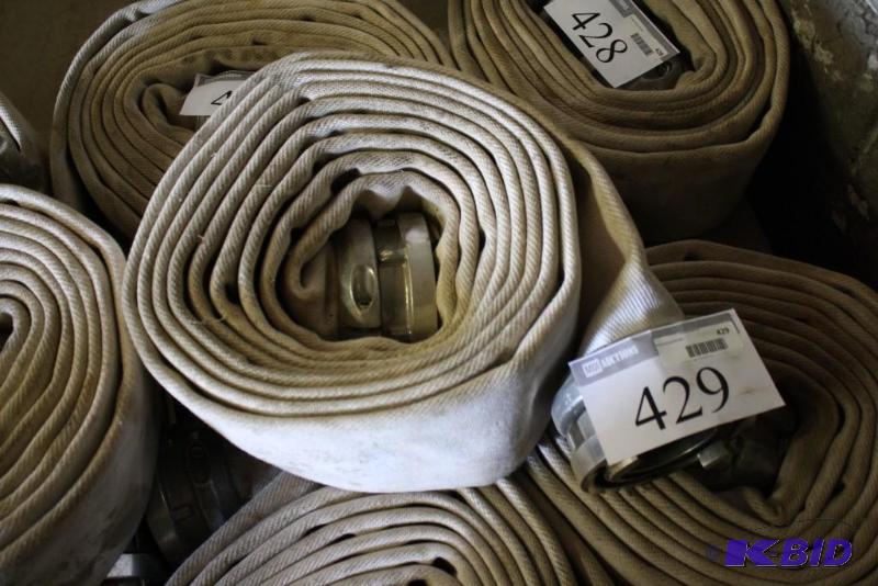 lot 429 image: Fire Hose with Metal Fittings....