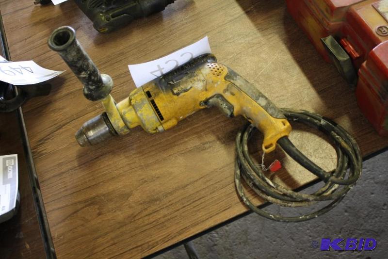 lot 455 image: DeWalt Hammer Drill Cord Yellow Does not i...