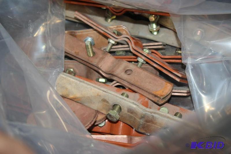 lot 469 image: Bag Lot of Metal Pipe Hangers 12-34"...