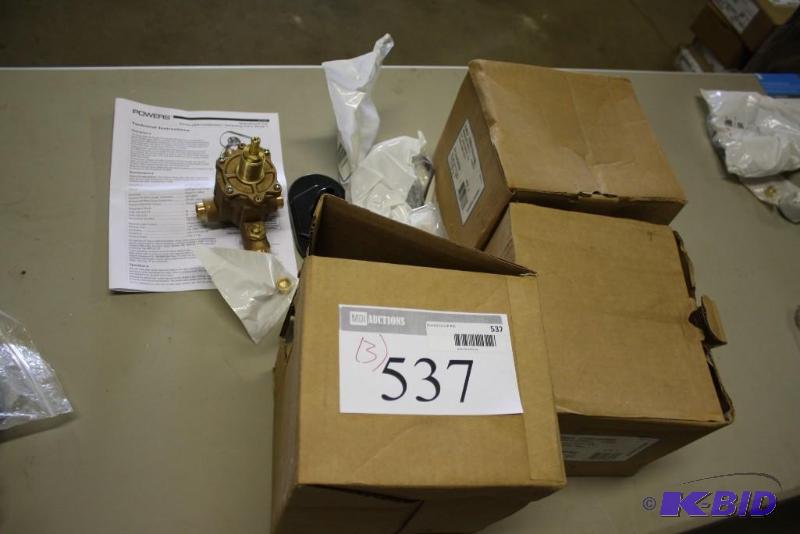 lot 537 image: Box Lot of (3) Powers E420 Combination TP Te...
