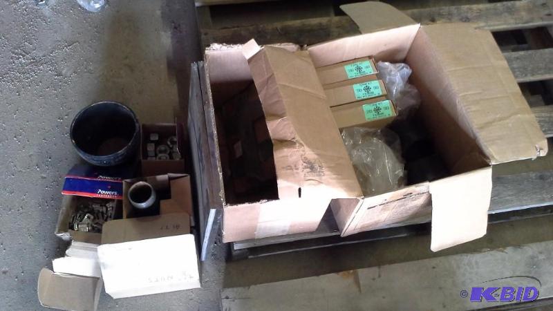 lot 572 image: Box Lot of (2) Including Bolts Pipe Tubing w...