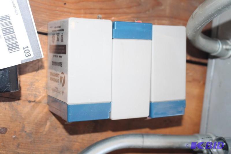 Lot of (3) Lithonia Lighting Sealed Rechargea...