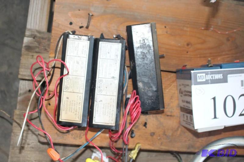 Lot of (3) Radionic Electric Ballasts 120 Vo...