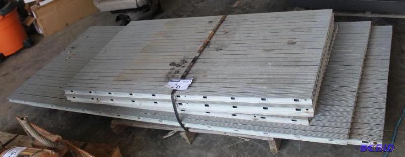 Pallet Lot of Aluminum Grating Miscellaneous...
