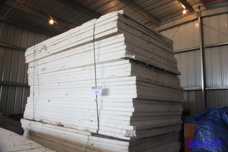 Lot of (30) Styrofoam sheets 4 x 8 2&quot...
