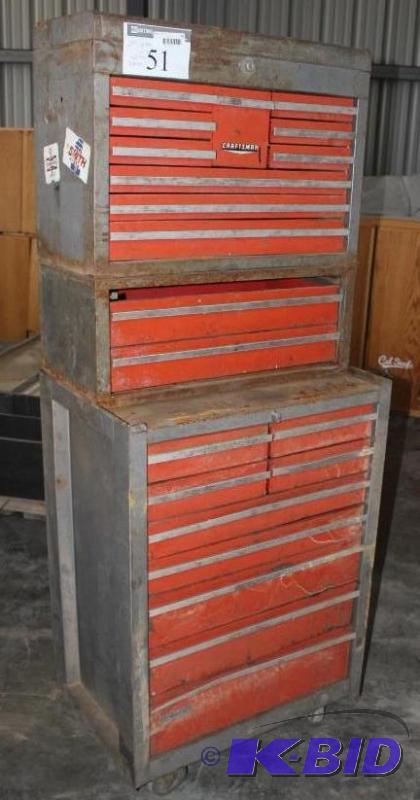 Craftsmen 3-Tier Tool Chest 27&quot x 18&qu...