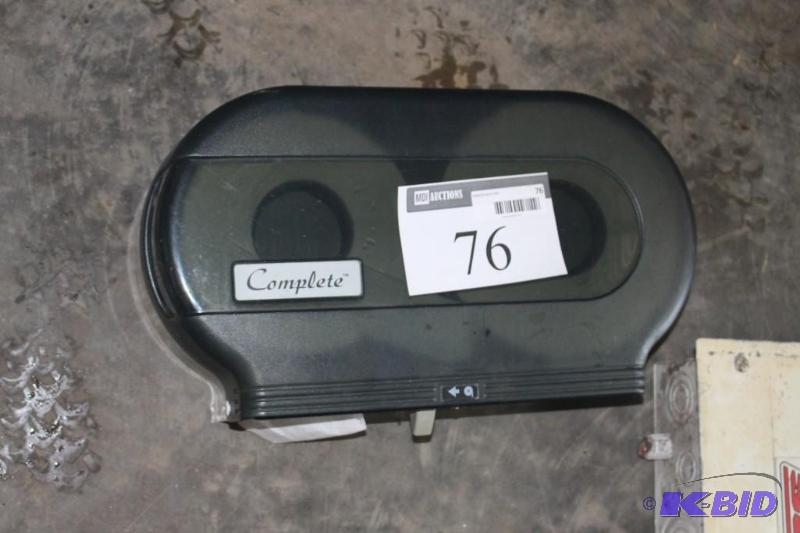 Complete Dual-Roll Toilet Paper Dispenser pl...