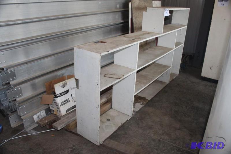 Wooden Shelving Unit 8 shelves 4 tiers 93&...
