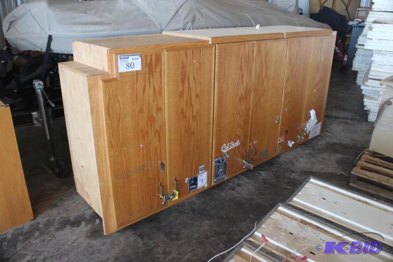 Wooden Cupboard Unit with doors and locks 3 ...