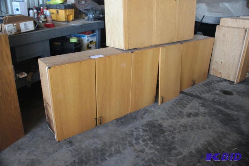 Wooden Cupboard Unit with doors and shelves ...