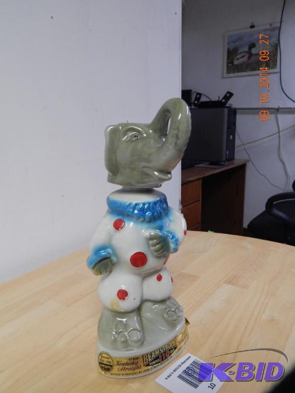 lot 10 image: elephant decanter ...