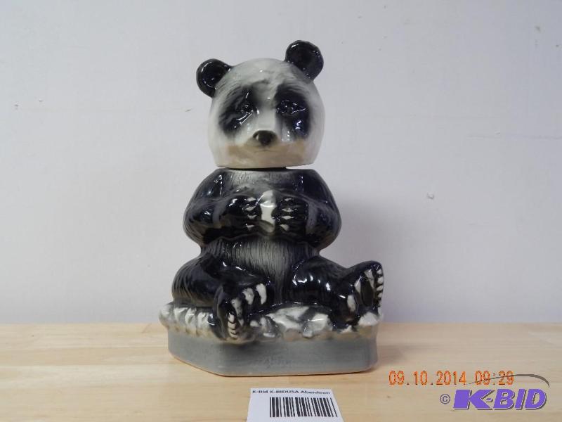 lot 12 image: panda bear decanter ...