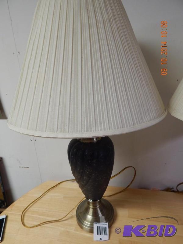 lot 37 image: lamps set of 2 ...
