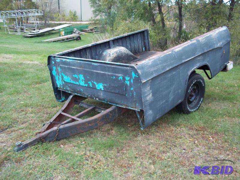 lot 11 image: Truck box Trailer.   Year Unknown  Make Home...