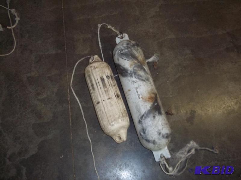 lot 31 image: Pair of dock bumpers...