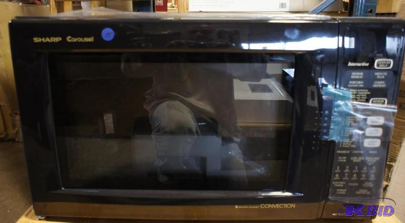 lot 15 image: New Sharp Convection Oven Model # (R-930AK) 1...