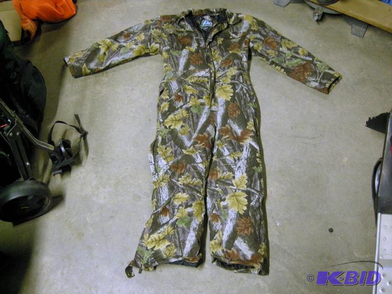 lot 51 image: Camouflage Overalls
