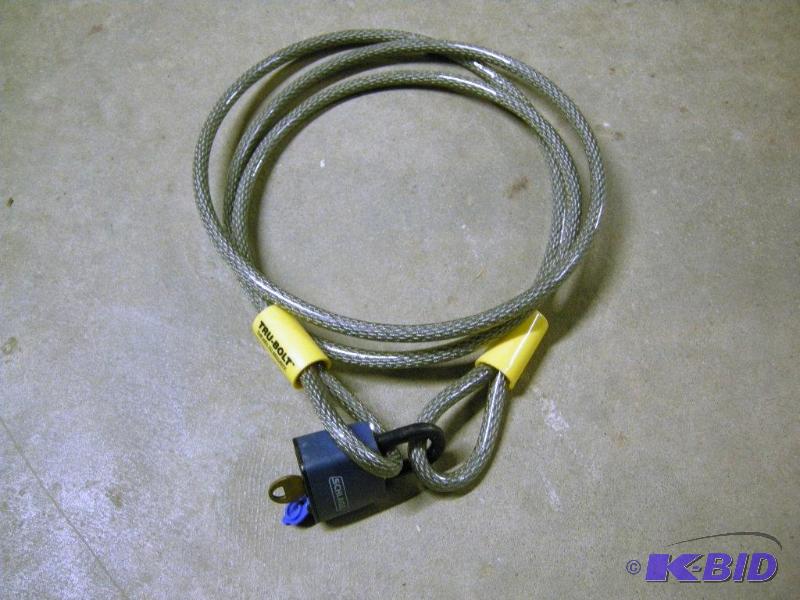 lot 59 image: Tru-bolt 6 cable with Schlage lock