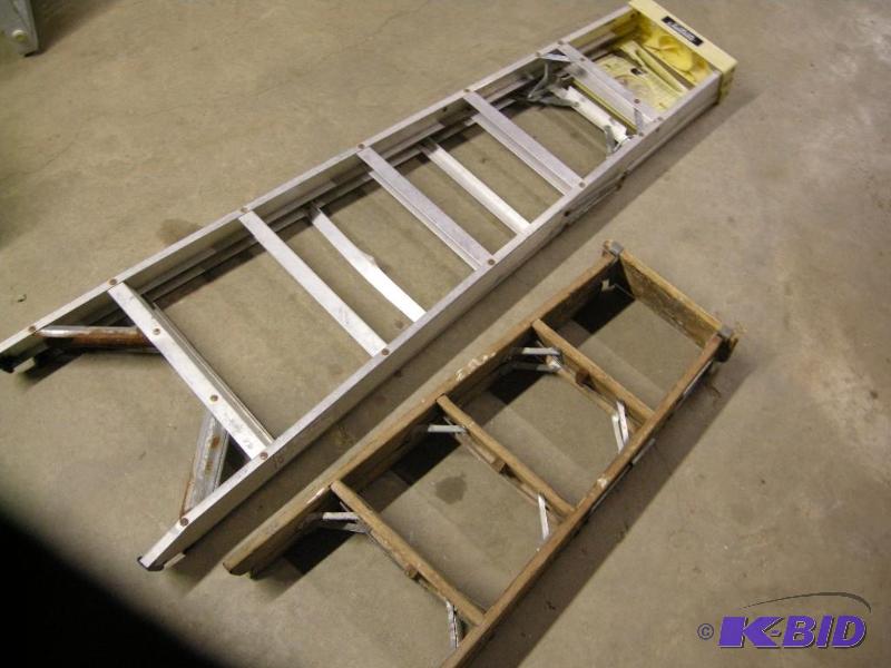 lot 77 image: Two ladders